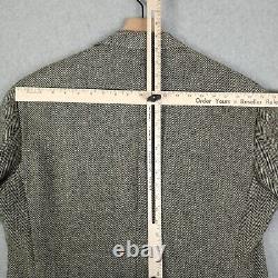 Vintage Polo Ralph Lauren Jacket Mens 42R Wool Tweed Herringbone Sport Coat USA