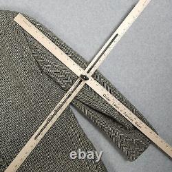 Vintage Polo Ralph Lauren Jacket Mens 42R Wool Tweed Herringbone Sport Coat USA
