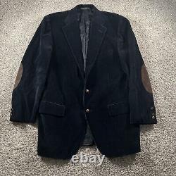 Vintage Polo Ralph Lauren Jacket Mens Large 44 Navy Corduroy Blazer Sport Coat