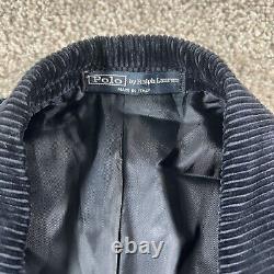 Vintage Polo Ralph Lauren Jacket Mens Large 44 Navy Corduroy Blazer Sport Coat
