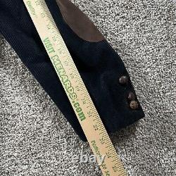 Vintage Polo Ralph Lauren Jacket Mens Large 44 Navy Corduroy Blazer Sport Coat
