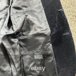 Vintage Polo Ralph Lauren Jacket Mens Large 44 Navy Corduroy Blazer Sport Coat