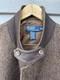 Vintage Polo Ralph Lauren Jacket Mens Large Brown Wool Herringbone Leather Elbow