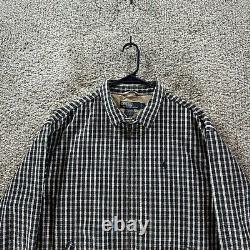 Vintage Polo Ralph Lauren Jacket Mens Large Nantucket Seersucker Plaid Aviator
