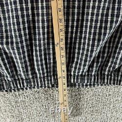 Vintage Polo Ralph Lauren Jacket Mens Large Nantucket Seersucker Plaid Aviator