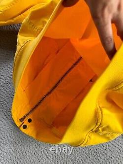 Vintage Polo Ralph Lauren Jacket Mens Large Yellow Cropped Fireman Lobster Clasp