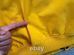 Vintage Polo Ralph Lauren Jacket Mens Large Yellow Cropped Fireman Lobster Clasp
