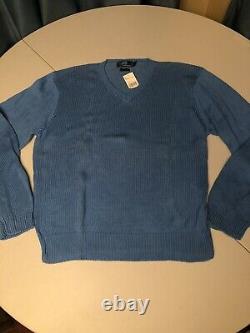 Vintage Polo Ralph Lauren Knit Sweater Pullover Blue 2XL XXL From 1999-2003