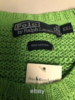 Vintage Polo Ralph Lauren Knit Sweater XXL 2XL St. Tropez 2001-2004 Made Italy