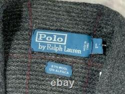 Vintage Polo Ralph Lauren L 1990s RRL Hunting Western Plaid 49er Wool Knit Vest