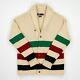 Vintage Polo Ralph Lauren (l) 90s Hudson Bay Sailing Wool Shawl Cardigan Sweater