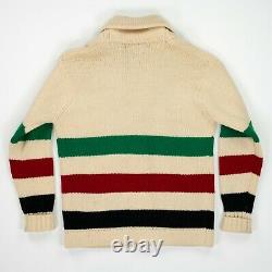 Vintage Polo Ralph Lauren (L) 90s Hudson Bay Sailing Wool Shawl Cardigan Sweater