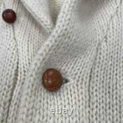 Vintage Polo Ralph Lauren (L) 90s Hudson Bay Sailing Wool Shawl Cardigan Sweater