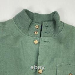 Vintage Polo Ralph Lauren (L) Sage Green 100% Linen 80's/90's Loose Fit Jacket