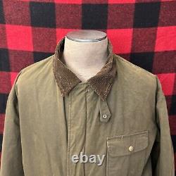 Vintage Polo Ralph Lauren L Waxed Cotton Cruiser Field Jacket