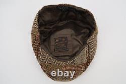 Vintage Polo Ralph Lauren Lambs Wool Alpaca Gents Hat Tweed Cabbie Newsboy