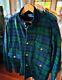 Vintage Polo Ralph Lauren Lambswool & Cashmere Green Plaid Jacket Xl Rare