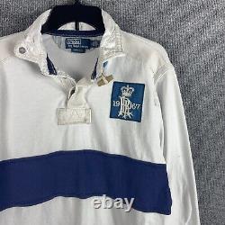 Vintage Polo Ralph Lauren Large Men's Shirt RLPC Masthead DIV Rugby Flag