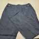 Vintage Polo Ralph Lauren Linen Pant Men 34x32 Black Buckle Back Pleated Trouser