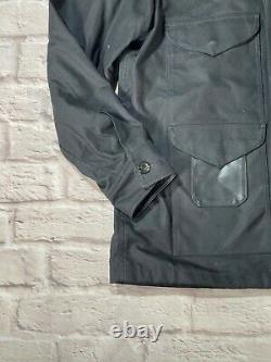Vintage Polo Ralph Lauren M 1990s Waxed Oil Leather Hunting RRL Shooting Jacket