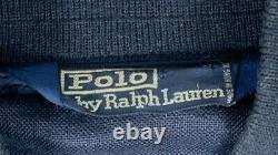 Vintage Polo Ralph Lauren M/L Linen Tactical Military RRL Shawl Bomber Jacket
