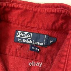 Vintage Polo Ralph Lauren (M) Polo Sportsman Patch Cotton Chamois Shirt