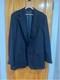 Vintage Polo Ralph Lauren Made In Usa Navy Blue Two Button Suit Jacket Blazer