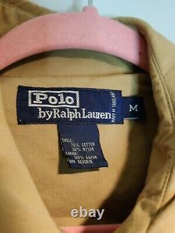 Vintage Polo Ralph Lauren Men's Beige Belted Trench Coat Size M