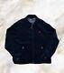 Vintage Polo Ralph Lauren Men's Black Corduroy Harrington Jacket Size Xl