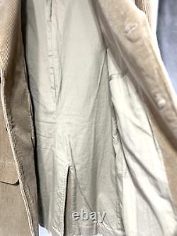 Vintage Polo Ralph Lauren Men's L Tan Wide Wale Corduroy Three Button Blazer