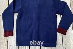 Vintage Polo Ralph Lauren Men's M Shawl Collar Cardigan Wool Sweater