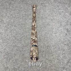 Vintage Polo Ralph Lauren Men's Silk Tie Cowboy Theme Neck Tie Horses USA Made