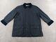 Vintage Polo Ralph Lauren Men's Xl Oil Cloth Hunting Jacket Flannel Lined Blue