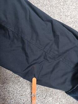 Vintage Polo Ralph Lauren Men's XL Oil Cloth Hunting Jacket Flannel Lined Blue