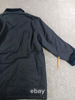 Vintage Polo Ralph Lauren Men's XL Oil Cloth Hunting Jacket Flannel Lined Blue