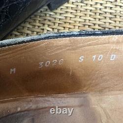 Vintage Polo Ralph Lauren Mens 10D Black Alligator Crocodile Penny Loafer Preppy