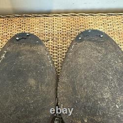 Vintage Polo Ralph Lauren Mens 10D Black Alligator Crocodile Penny Loafer Preppy