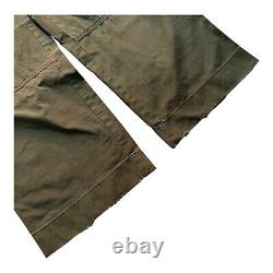 Vintage Polo Ralph Lauren Mens Cargo Olive Green Pants Cotton Size 34/34