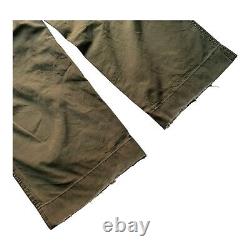 Vintage Polo Ralph Lauren Mens Cargo Olive Green Pants Cotton Size 34/34