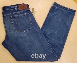 Vintage Polo Ralph Lauren Mens Classic Fit 867 Jeans 38 x 34 Dark Blue Denim NWT