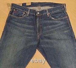 Vintage Polo Ralph Lauren Mens Classic Fit 867 Jeans 38 x 34 Dark Blue Denim NWT