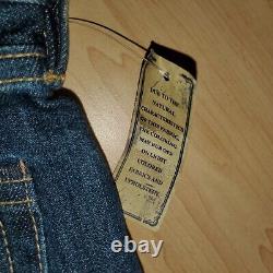 Vintage Polo Ralph Lauren Mens Classic Fit 867 Jeans 38 x 34 Dark Blue Denim NWT