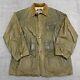 Vintage Polo Ralph Lauren Mens Large Waxed Cotton Hunting Chore Jacket Green Usa