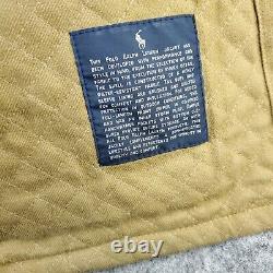 Vintage Polo Ralph Lauren Mens Medium Oilcloth Chore Coat Jacket Quilted