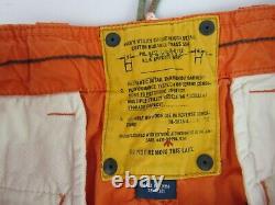 Vintage Polo Ralph Lauren Mens Military Style Cargo Shorts Size 32 Orange Patch