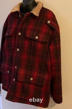 Vintage Polo Ralph Lauren Mens Plaid Jacket 1980s Like New