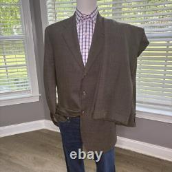 Vintage Polo Ralph Lauren Mens Size 44R Pants 35x31 3 Button Suit Made in Italy
