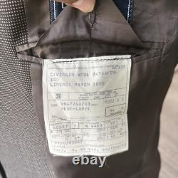 Vintage Polo Ralph Lauren Mens Size 44R Pants 35x31 3 Button Suit Made in Italy