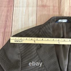Vintage Polo Ralph Lauren Mens Size 44R Pants 35x31 3 Button Suit Made in Italy