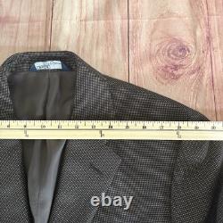 Vintage Polo Ralph Lauren Mens Size 44R Pants 35x31 3 Button Suit Made in Italy